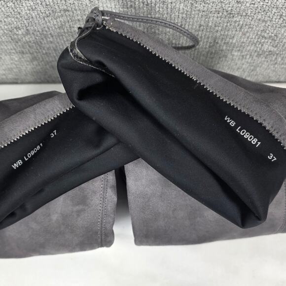 STUART WEITZMAN LOWLAND GRAY SUEDE OTK BOOTS SIZE 37 – RUSSELL & BROMLEY COLLAB - Picture 9 of 13